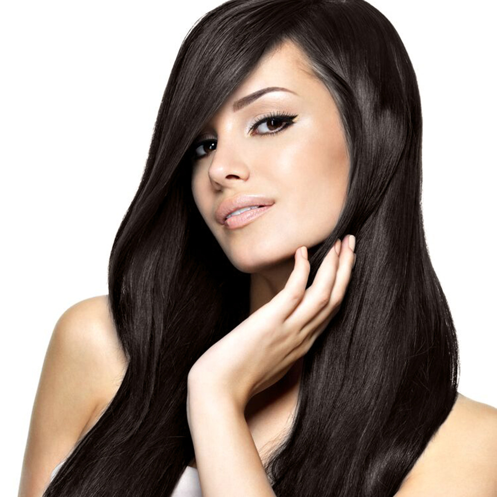 hair2heart Extensions à froid cheveux naturels #2 Marron foncé 1g extensions