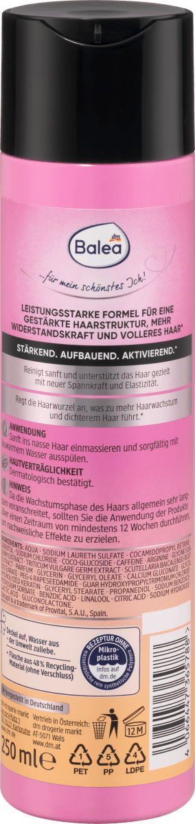Shampoo Wachstum + Stärke, 250 ml