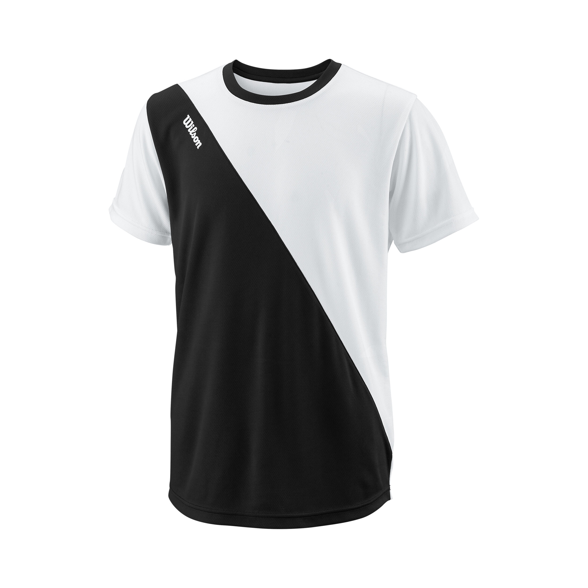Team T-Shirt Jungen - Schwarz, Weiß
