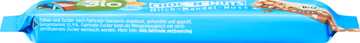 Choc `n`Nuts Vollmilch-Mandel-Nuss, 42 g
