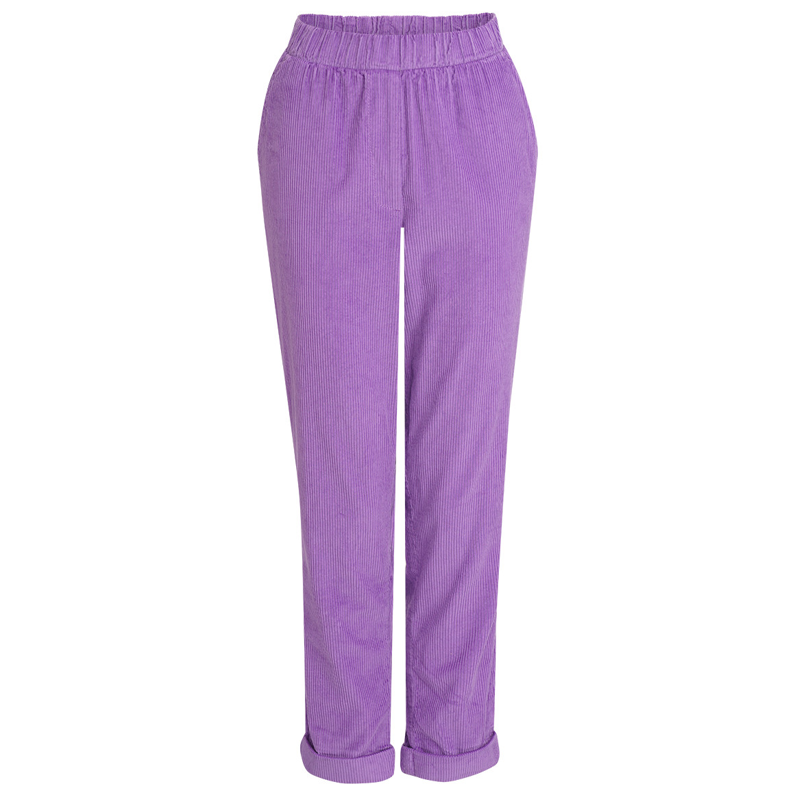 Damen Cordhose mit Elastikbund