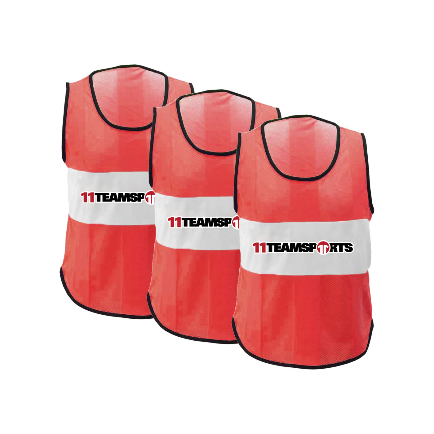 Cawila Leibchen 11teamsports 3er Set Rot