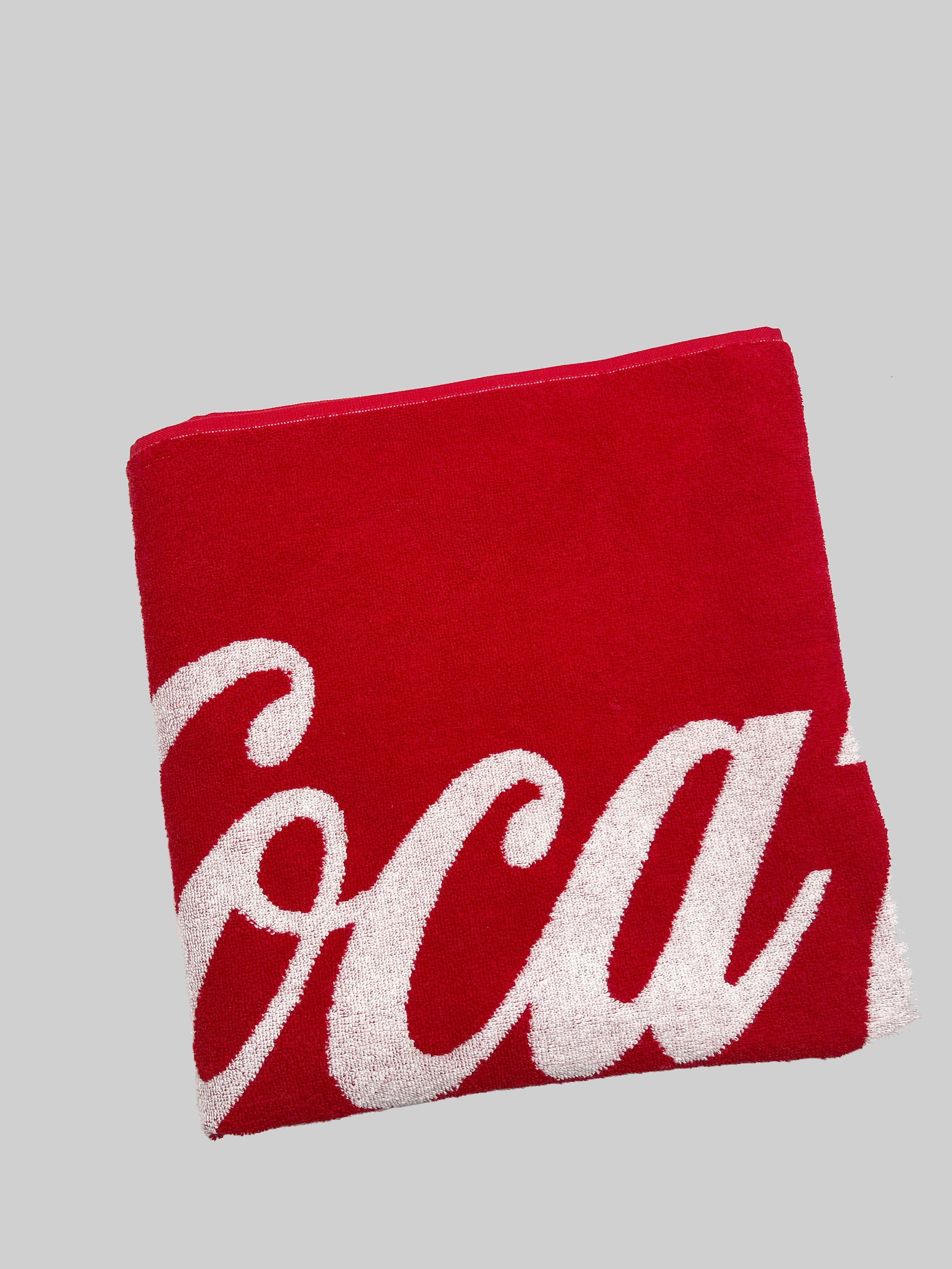COCA COLA Badetuch Original Coca Cola Strandtuch, 100 % Baumwolle, schnell trocknend, saugfähig, und strapazierfähig