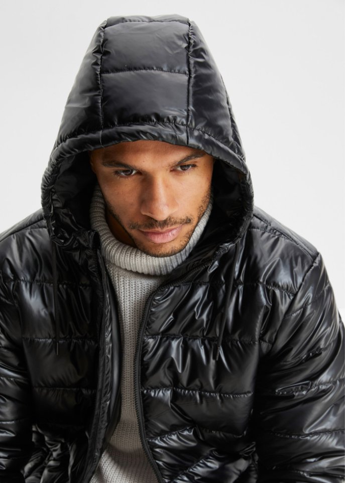 Steppjacke mit Kapuze
