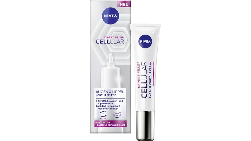 NIVEA Cellular Expert Filler Augen & Lippen Kontur Pflege 15 ml