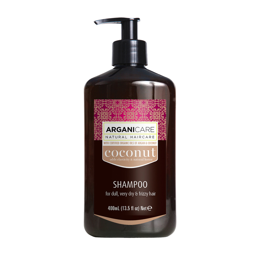 Arganicare Shampooing  à l'huile de noix de coco ultra nourrissant Pour cheveux très secs  , frisés, afros