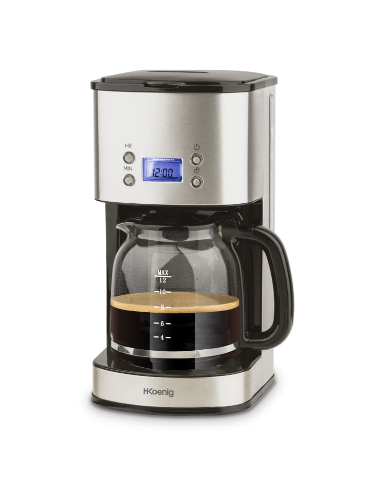 HKoenig Kaffeefiltermaschine MG30 in silber. Schwarz günstig kaufen onesize