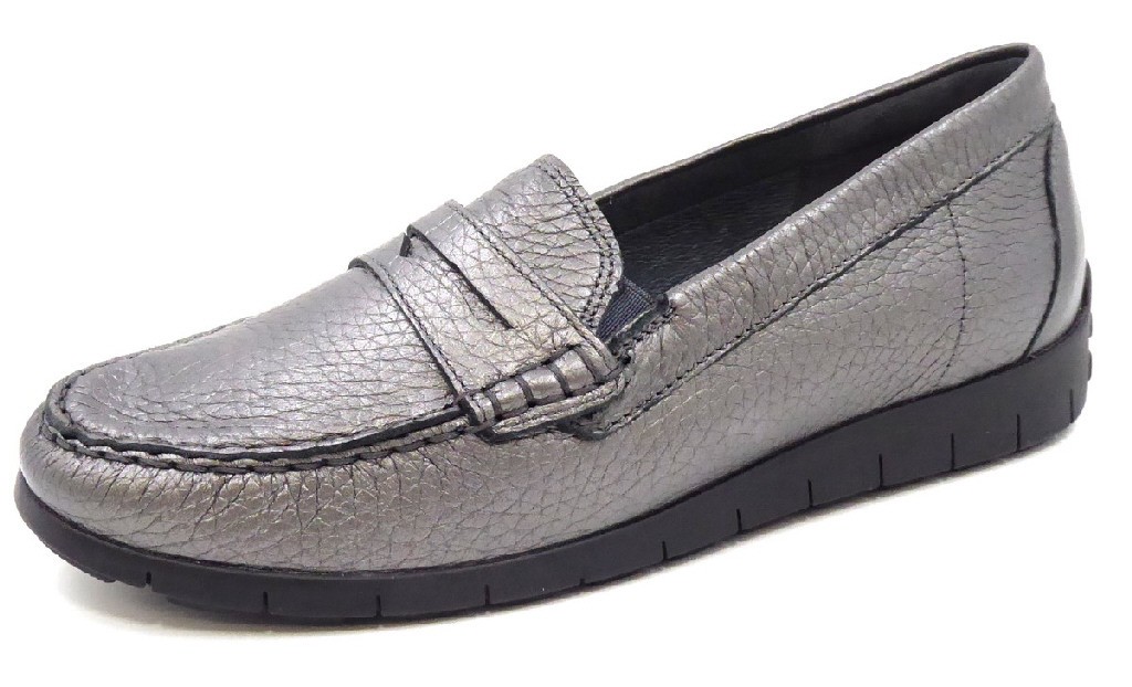 WALDLÄUFER Klassische Slipper grau