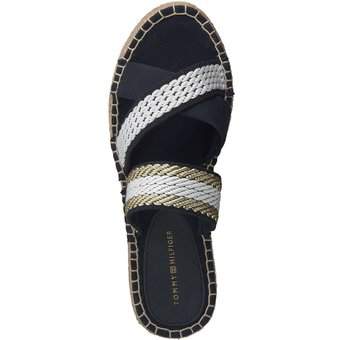 Tommy Hilfiger Golden Webbing Sandal in blau