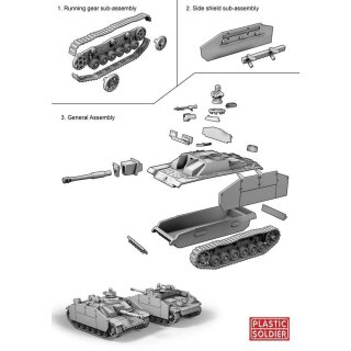 15mm WW2 German Stug III Ausf F8G Assault Gun (5)
