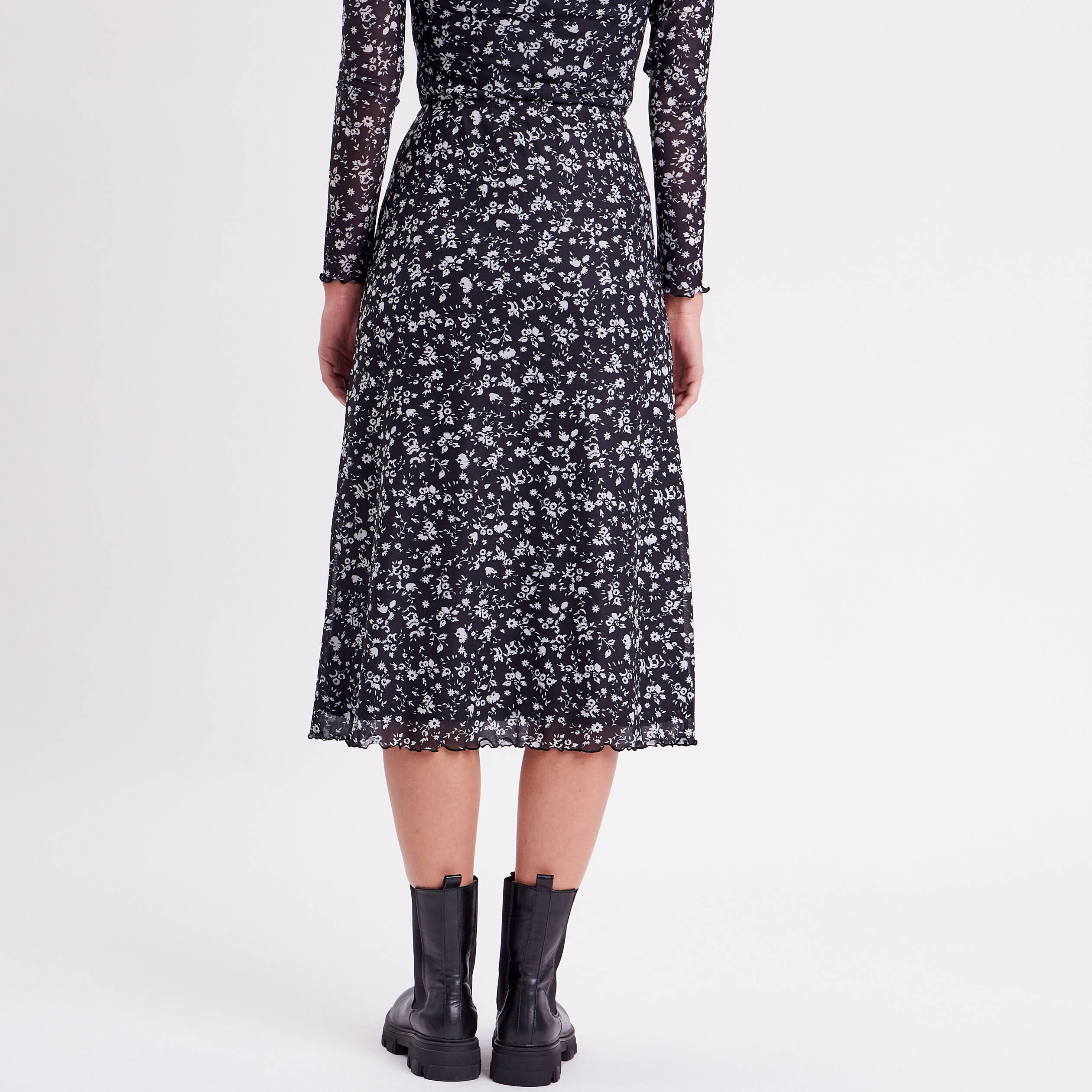 Jupe droite noir femme | Cache Cache