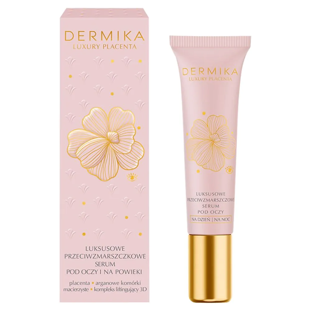 „Dermika Luxury Placenta“ paakių serumas nuo raukšlių dienai ir nakčiai