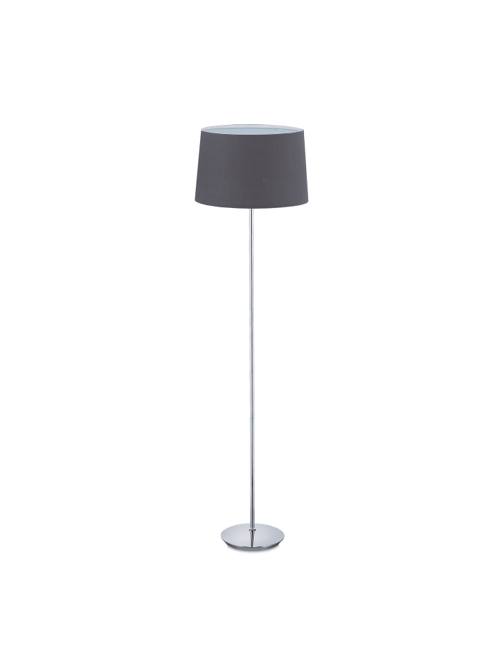 relaxdays Stehlampe in Grau - (H)148,5 x Ø40 cm günstig kaufen onesize
