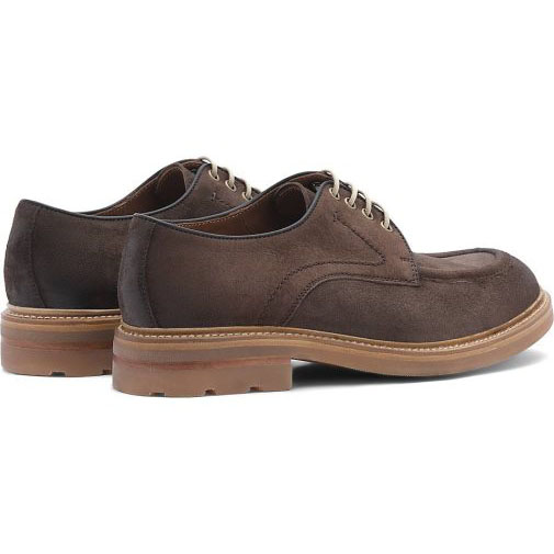 Lottusse Mokka Deer Suede Derby -Ladung