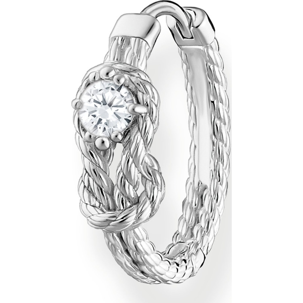 Thomas Sabo Boucle d'oreille unique 925 Argent Boucles d'oreilles