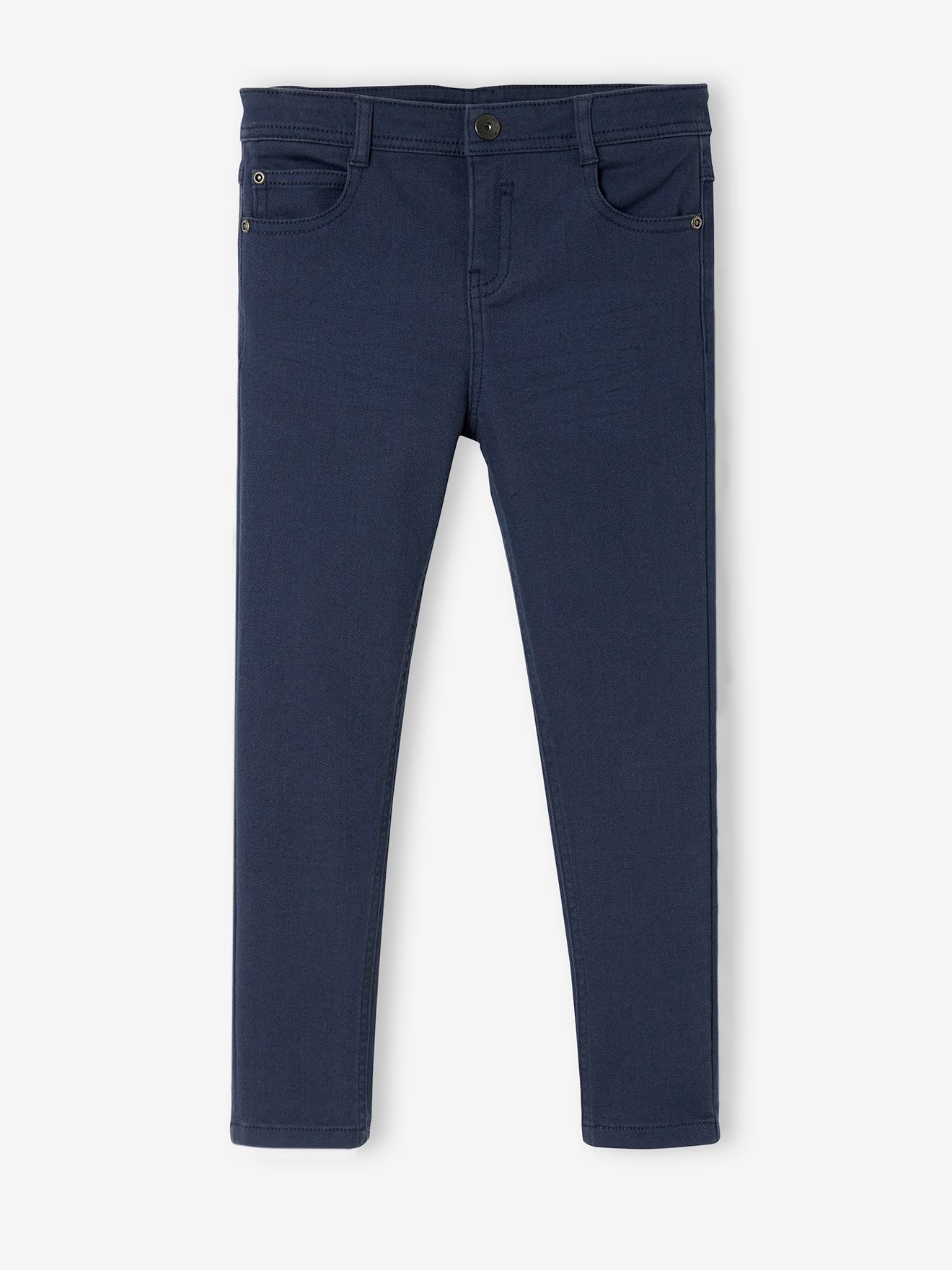Pantalon slim MorphologiK MEDIUM garçon noisette