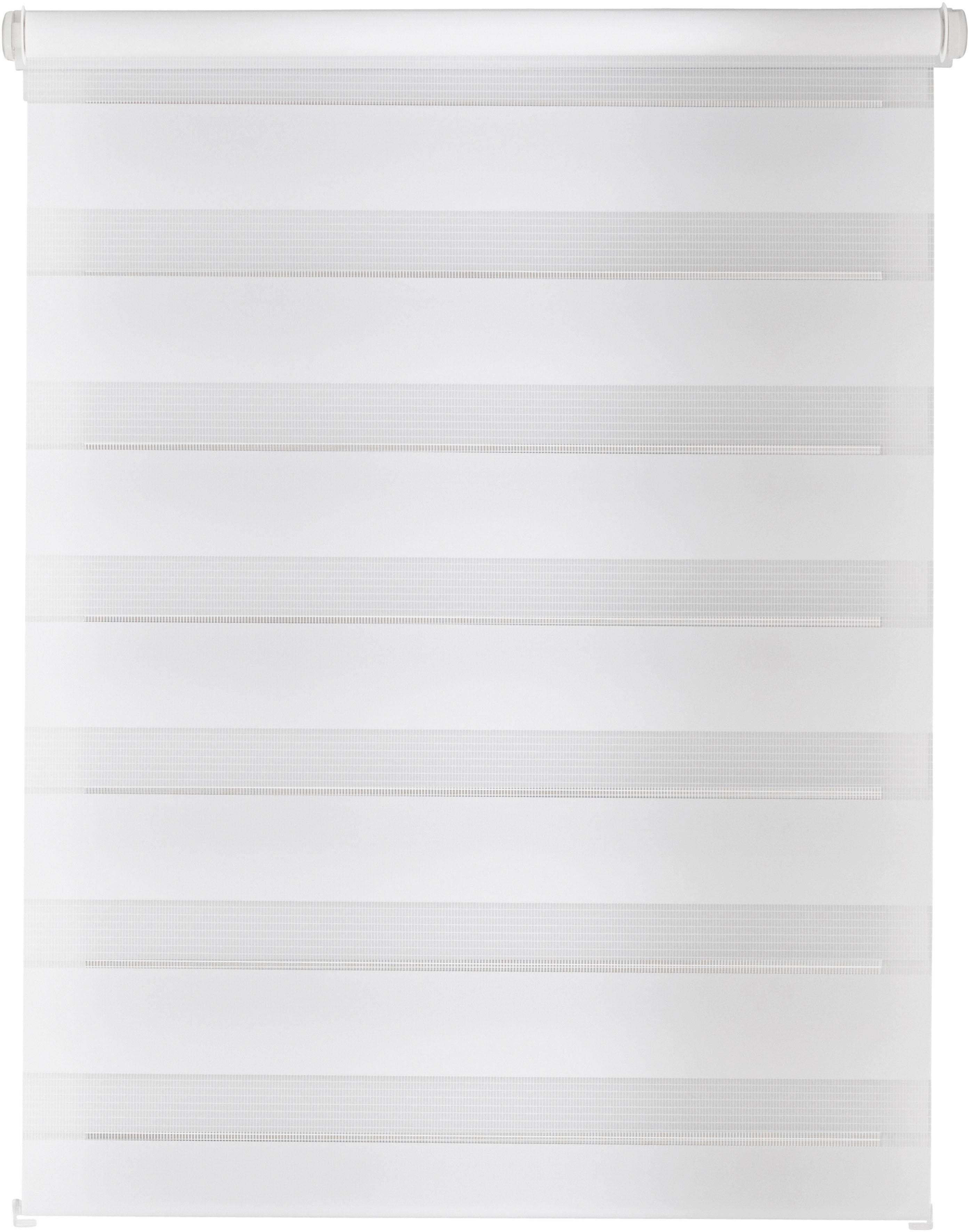 Doppelrollo MARANO, my home, Lichtschutz, ohne Bohren, freihängend, Klemmfix, im Fixmaß, Rollo mit Klemmträgern, monochrom, uni, Klemmträger