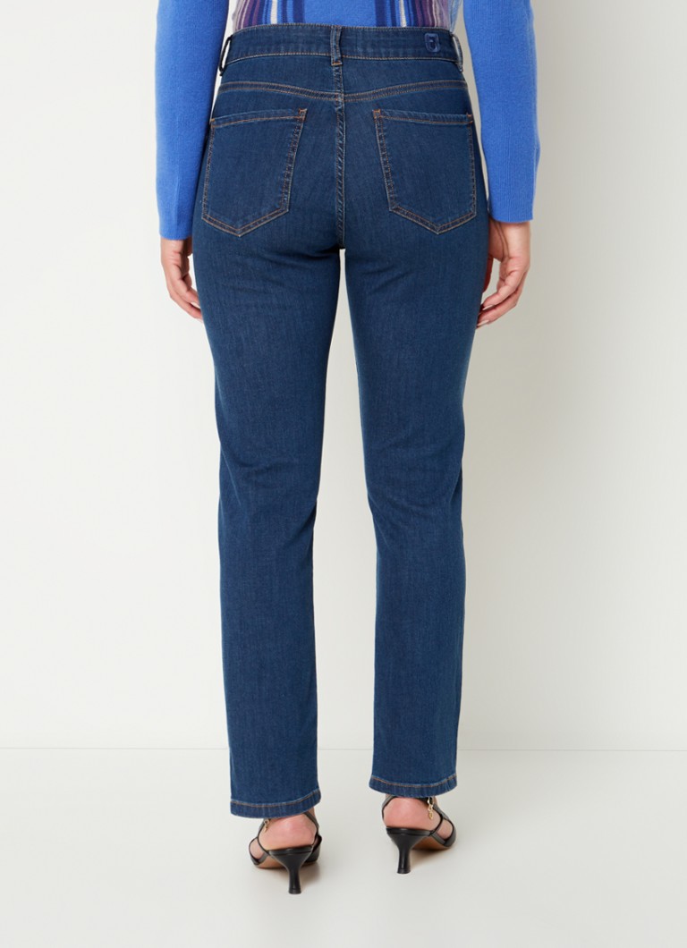 Džínsy slim fit s vysokým pásom Gerard Darel Cheryl s tmavým praním