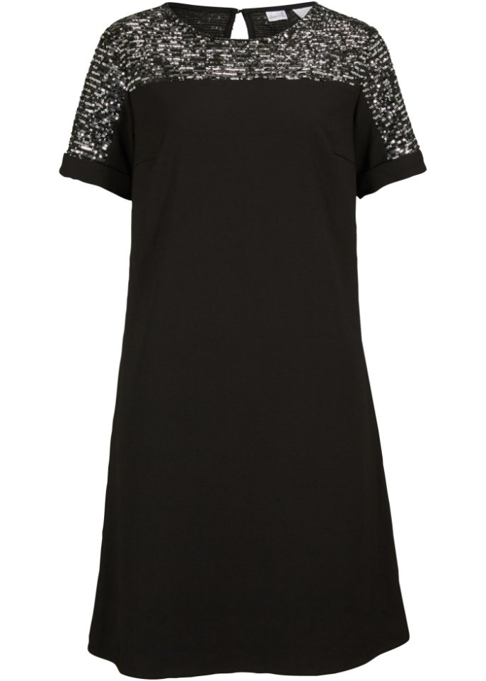 Kleid mit Pailletten-Einsatz