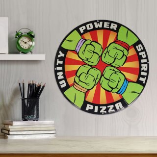 Teenage Mutant Ninja Turtles Blechschild - Pizza Power