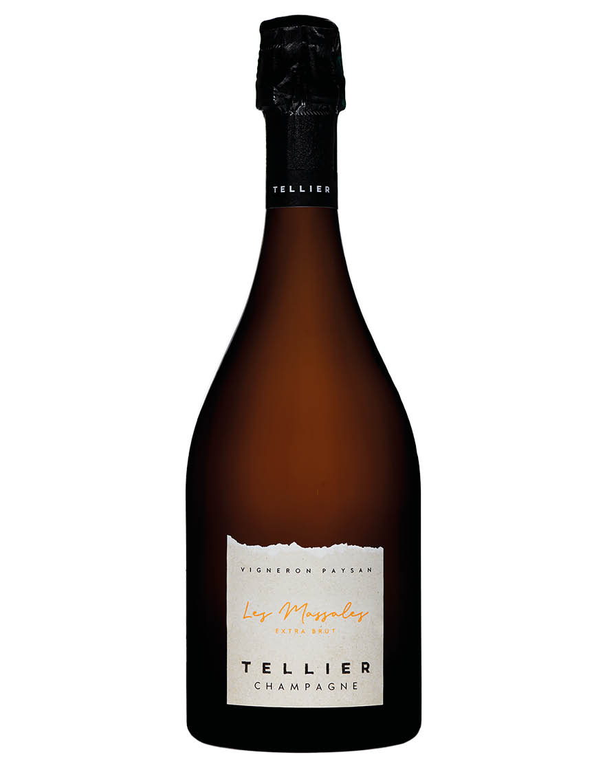 Champagne AOC Extra Brut Les Massales 2019 Tellier 0,75 ℓ