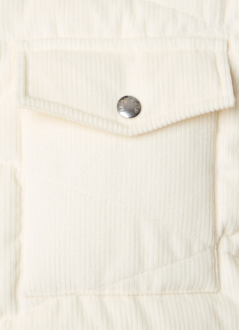 Moncler Puffer jacket made of corduroy with down filling