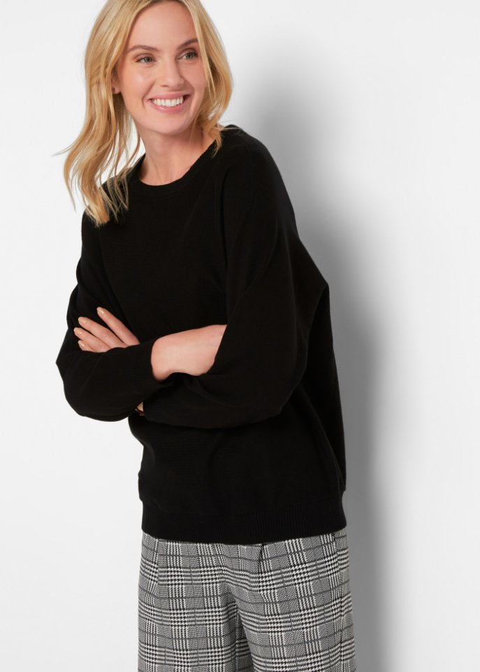Pullover mit Fledermausärmeln