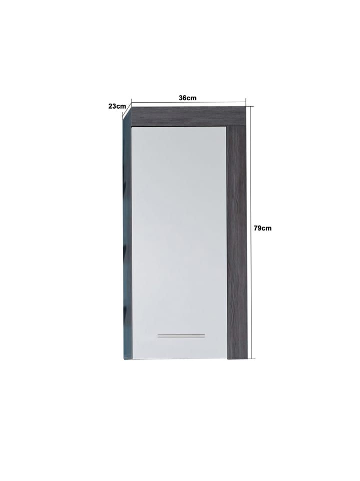 ebuy24 Badschrank MiamiMaine Weiß 36 x 23 cm günstig kaufen onesize