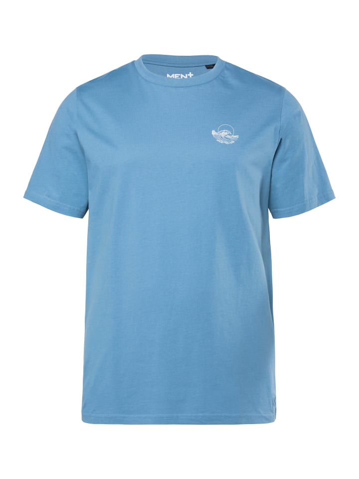 Men Plus Kurzarm T-Shirt in mineralblau günstig kaufen