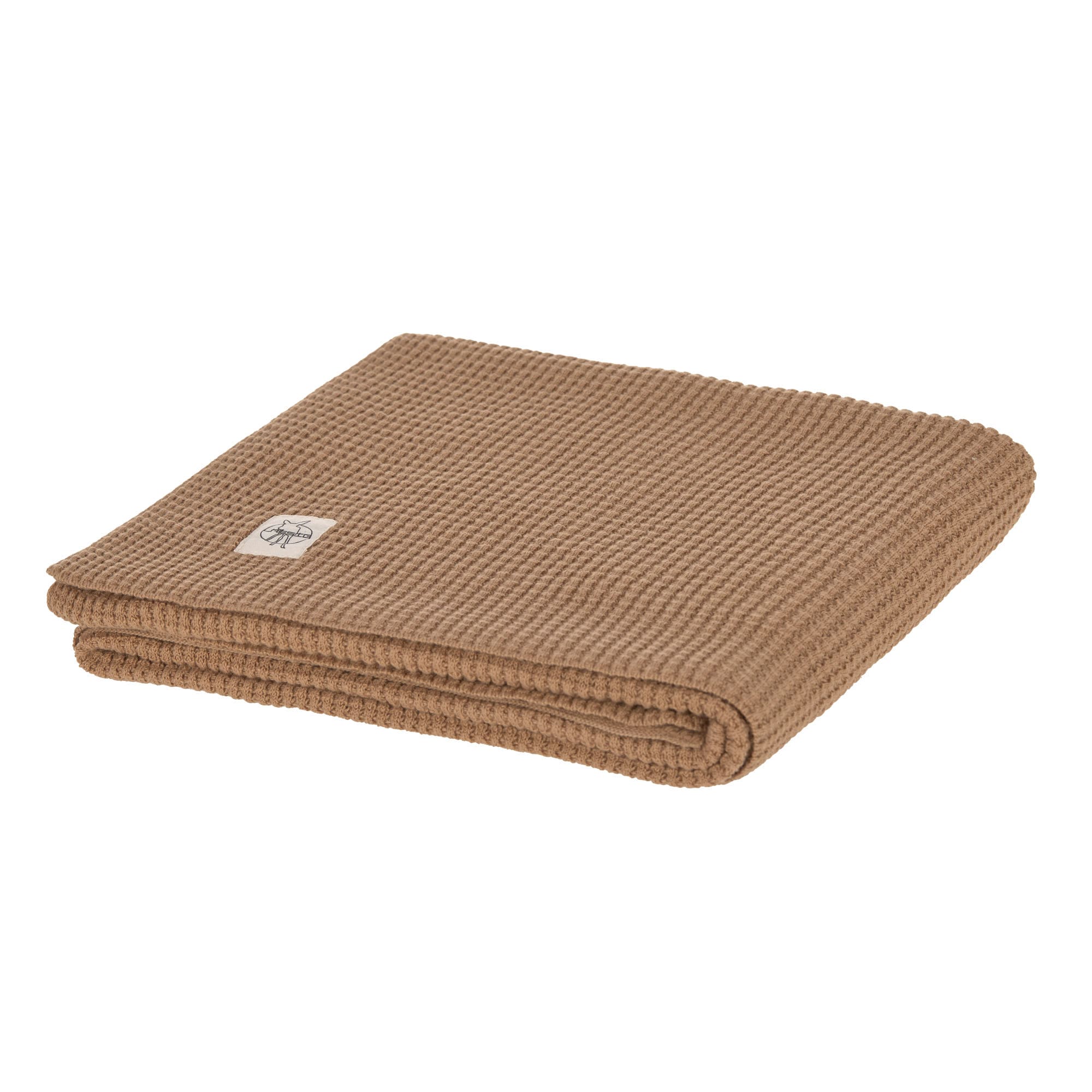 Babydecke - Bio Baumwolle, Nubs, Braun