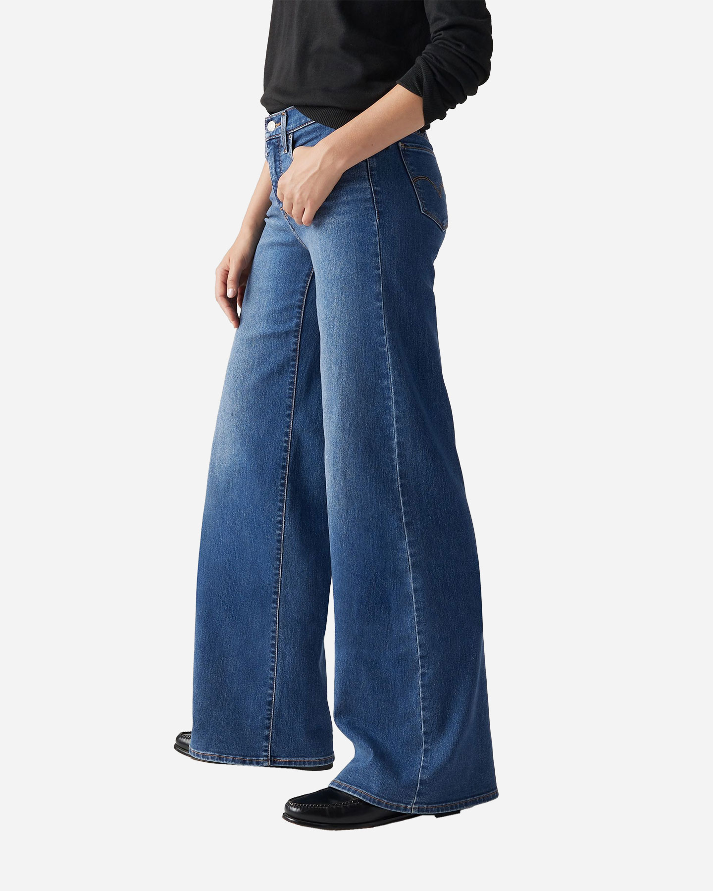 Jeansy Levi's Shaping Wide Leg 318 L32 W 001PZ-0001