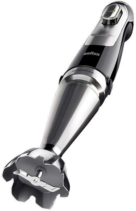 Braun Stabmixer MQ 9195XLI MultiQuick 9, 1200 W, Schneebesen, Küchenmaschinen Aufsatz, Zerkleinerer, 600 ml Mixbecher