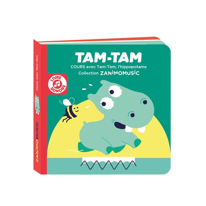 Livre Sonore Cours avec Tam-Tam, l'hippopotame - Joyvox