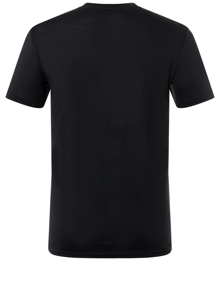 super.natural Merino T-Shirt JUHOS FINEST in schwarz günstig kaufen