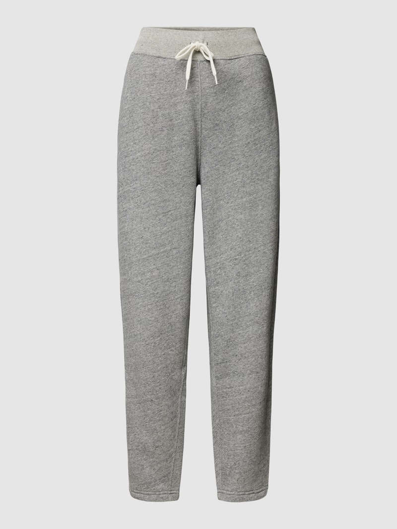 Sweatpants mit elastischem Bund in mittelgrau