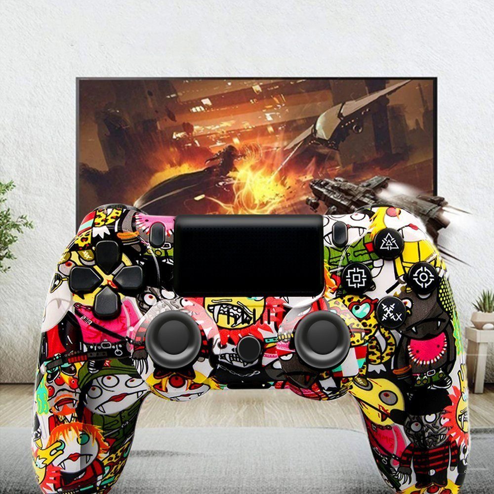 Tadow Wireless Gamepad, Controller, für PS4, Bluetooth PlayStation 4-Controller