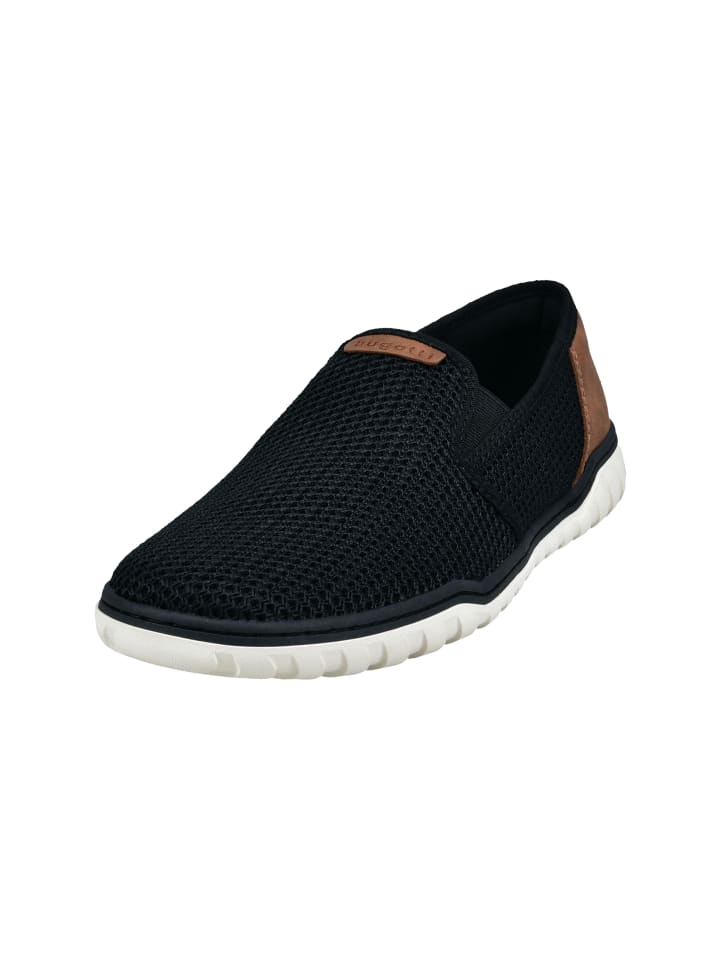 Bugatti Slip on in schwarz günstig kaufen
