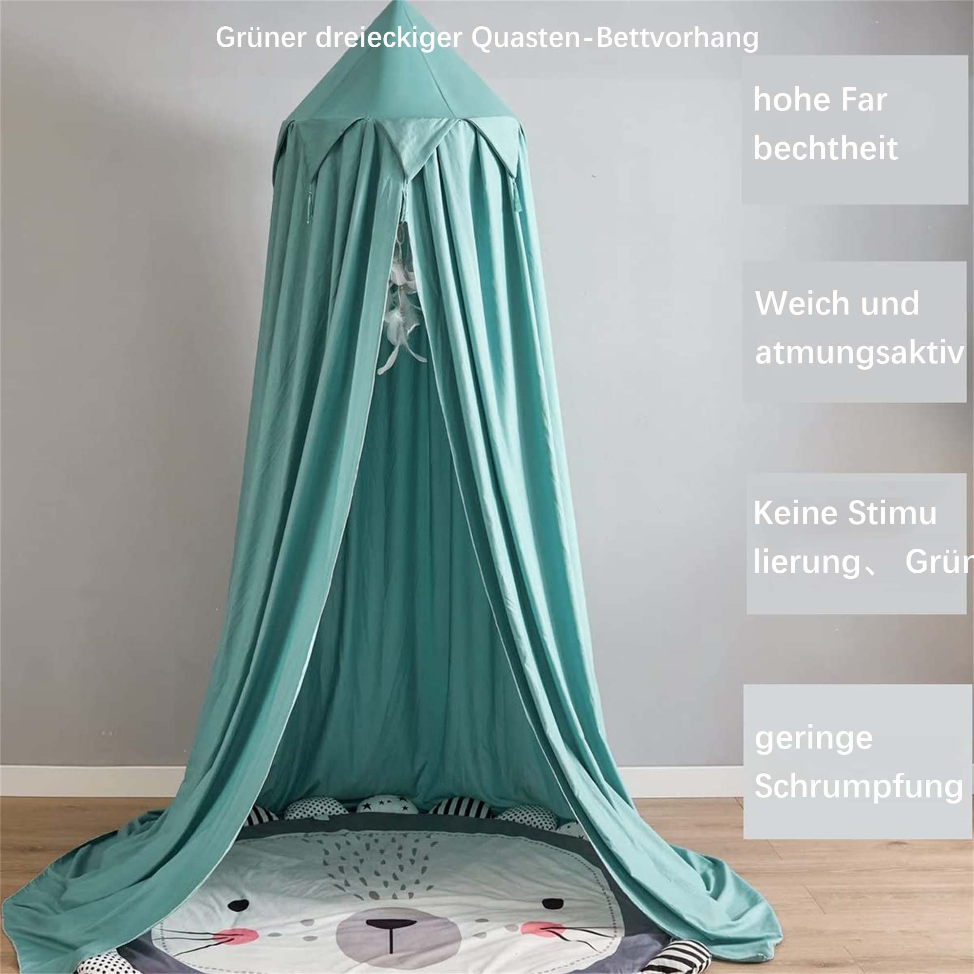 flowgoer Moskitonetz Kinderzimmer mit verstecktem Zelt zur Dekoration