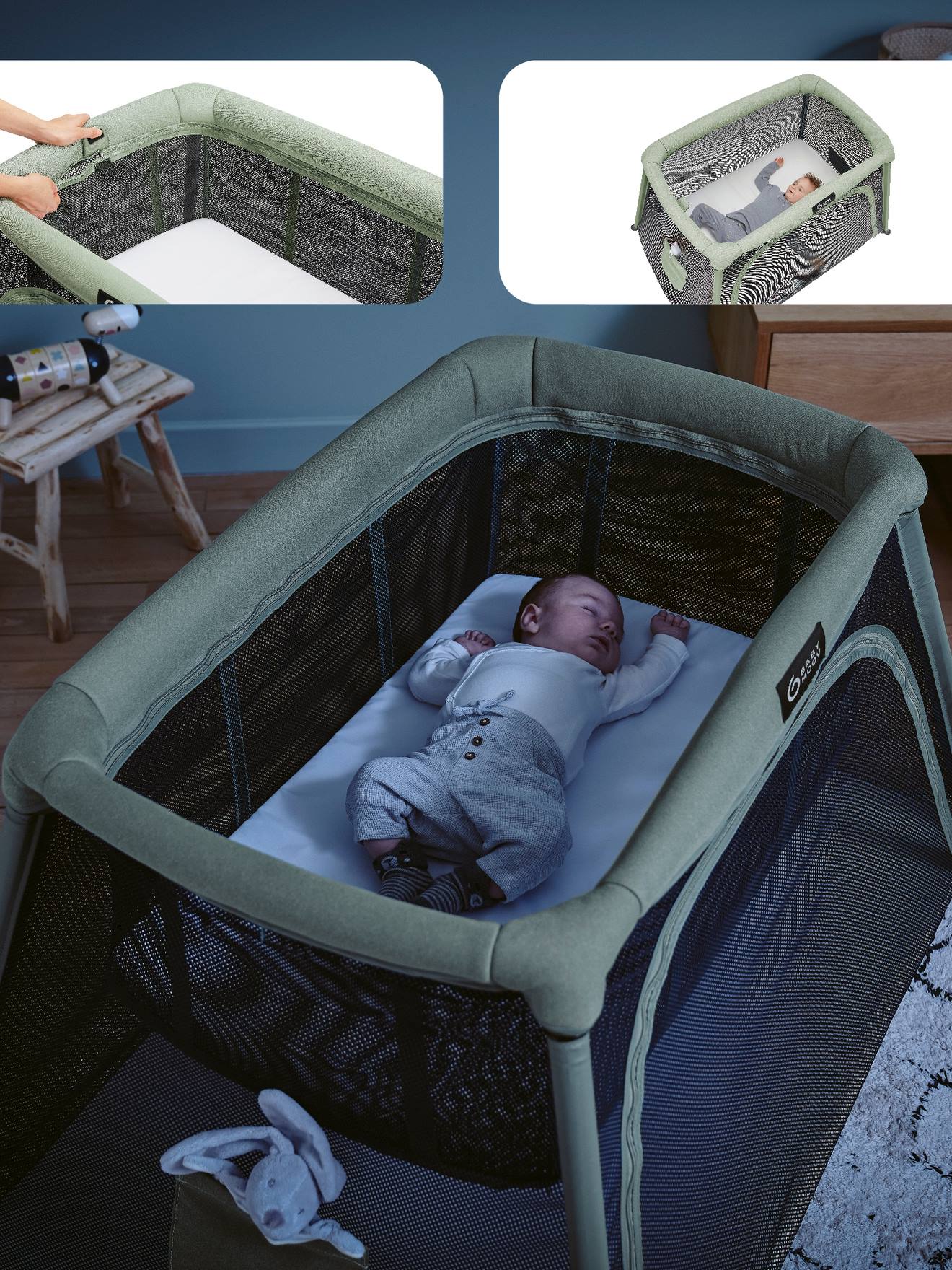 Babymoov 3-in-1 Baby Reisebett MOOV & COMFY BABYMOOV - weiß