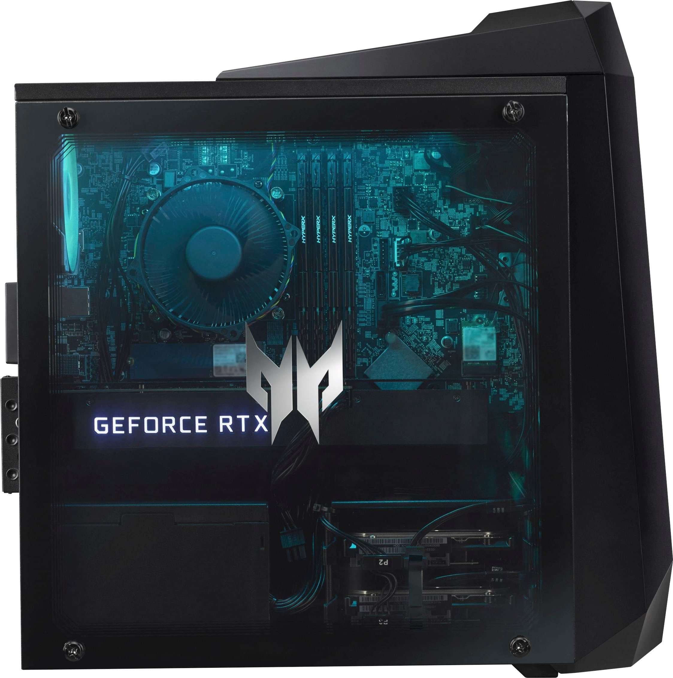 Acer Predator Orion 3000 (PO3-630) Gaming-PC (Intel® Core i7 11700F, GeForce GTX 1660 Super, 16 GB RAM, 1000 GB HDD, 512 GB SSD, Luftkühlung)
