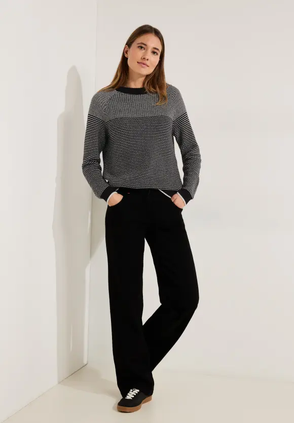 CECIL Gestreifter Strickpullover
