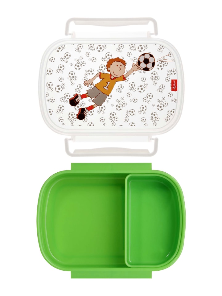 Sigikid Brotdose Lunchbox mit Rohkostschälchen in grün günstig kaufen onesize