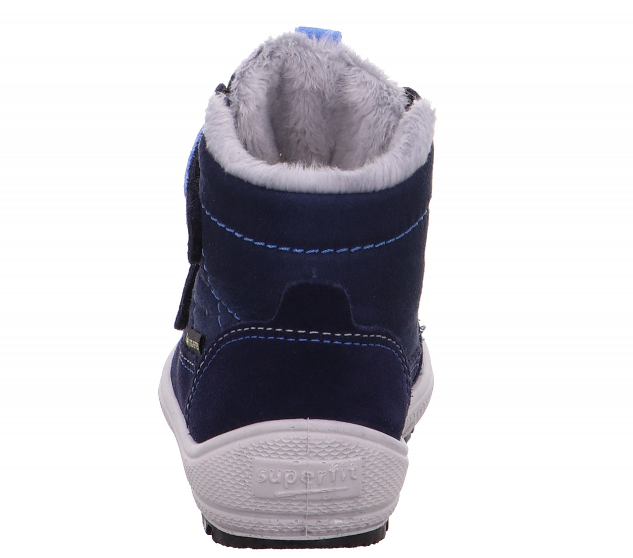 GROOVY - Blau Boots mit Klettverschluss