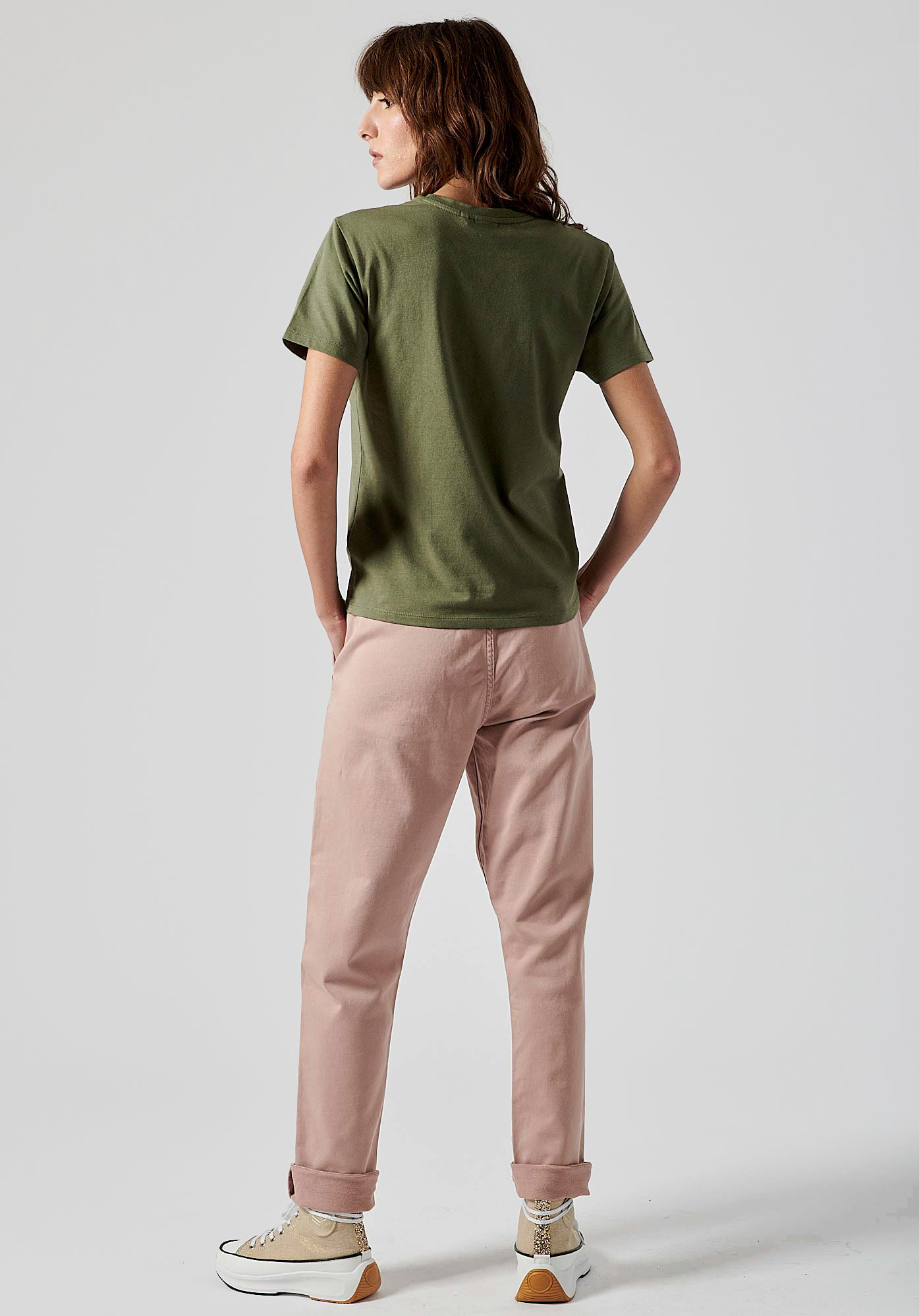 FANNY  T-shirt kaki femme