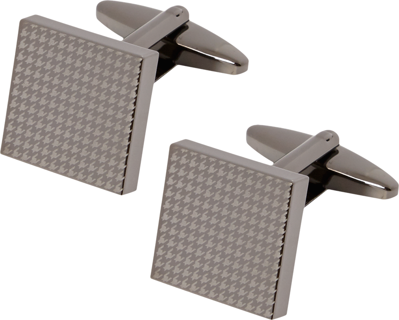 Manschettenknöpfe mit feiner Gravur in silber