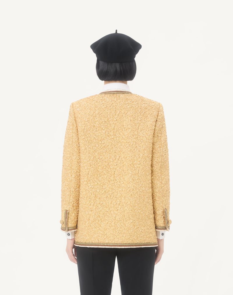 Jacquard Cloque Caban