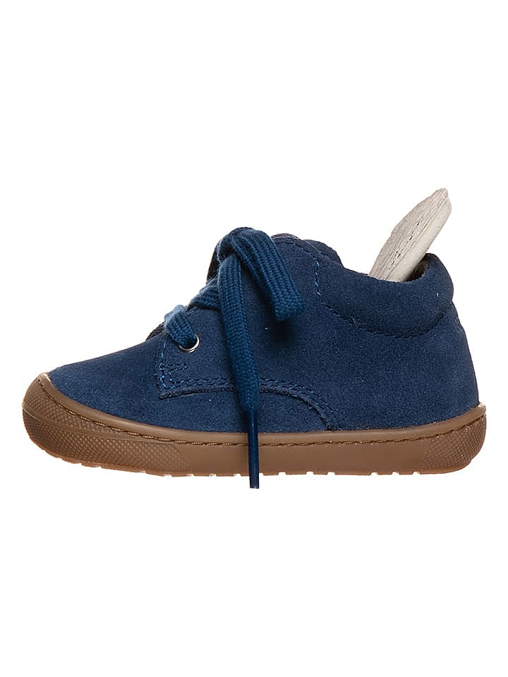 Richter Shoes Leder-Sneakers in Dunkelblau günstig kaufen 23