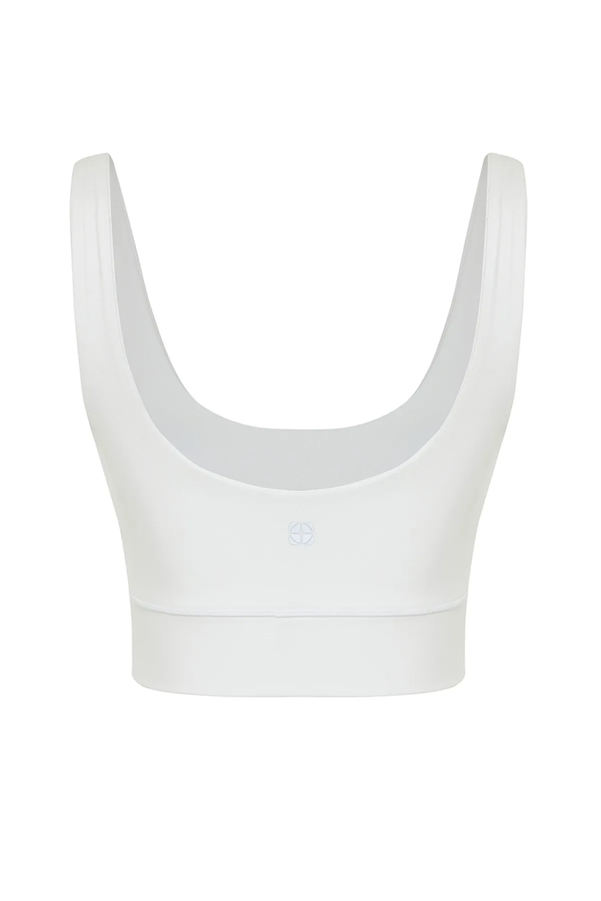 Trendyol Collection  Weißer, gebürsteter, weicher Stoff, unterstützter/formender, bedruckter Strick-Sport-BH THMSS24SS00008