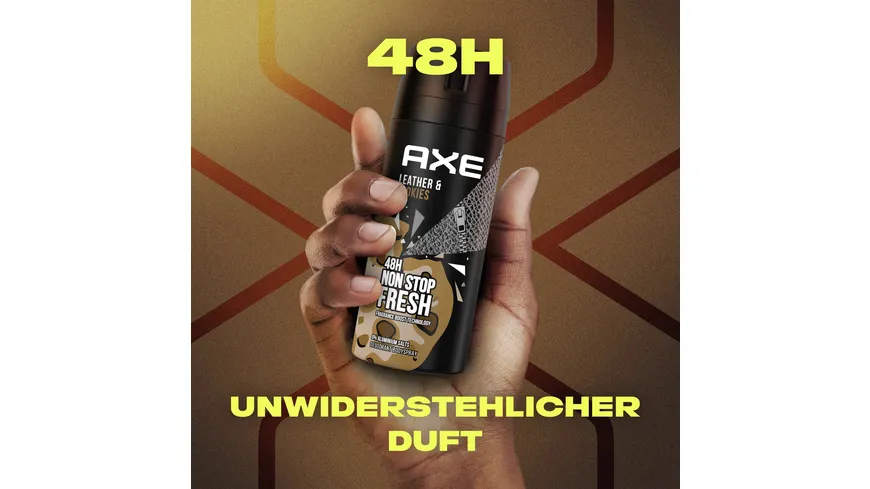 AXE Bodyspray Collision Leather & Cookies ohne Aluminiumsalze 150 ml