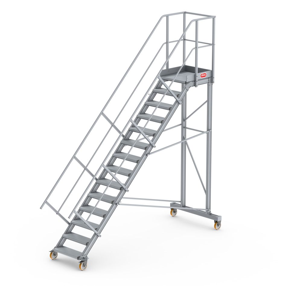Scară de palier Altrex 224514 cu 14 trepte, 45 de grade și 60°